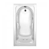 American Std Cambridge 60 in. x 32 in. Americast EverClean Whirlpool Tub with Right Drain in White open box customer Return see pictures