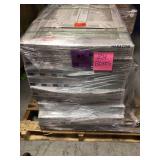 Pallet with 24 Cases Stonehollow Mist 12 in. x 24 in. Glazed Porcelain Floor and Wall Tile (15.6 sq. ft. / case) not used see pictures