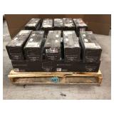 Pallet 24 cases of Jeffrey Court Carrara Inkjet White 6 in. x 18 in. Matte Ceramic Wall Tile (12.75 sq. ft./Case) not used see pictures