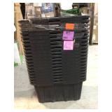 Lot of HDX 27 Gallon Totes no covers see pictures