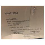 Schon Aiden 70 in. L Acrylic Single Slipper Flatbottom Non-Whirlpool Bathtub in White not used see pictures