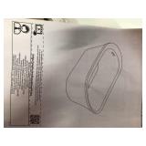 Schon Aiden 70 in. L Acrylic Single Slipper Flatbottom Non-Whirlpool Bathtub in White not used see pictures