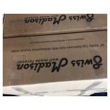 Lot of 5 Swiss Madison 24 in. Ceramic Vanity Top with 3-Faucet Holes with White Basin not used see pictures