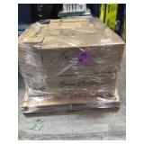 Lot of 5 Swiss Madison 24 in. Ceramic Vanity Top with 3-Faucet Holes with White Basin not used see pictures