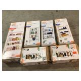 Lot of assorted HDX Shelf Storage Units various models open box customer returns see pictures