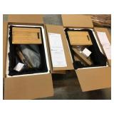 Lot of 2 Glacier Bay All-in-One  Stainless Steel  Kitchen Sink  not used customer returns  see pictures