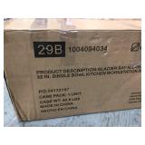 Lot of 2 Glacier Bay All-in-One  Stainless Steel  Kitchen Sink  not used customer returns  see pictures