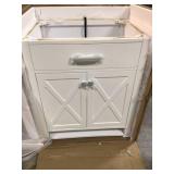 Home Decorators Ainsley 30 in. W x 22 in. D Vanity in White - Cabinet only see pictures