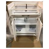 Home Decorators Ainsley 30 in. W x 22 in. D Vanity in White - Cabinet only see pictures