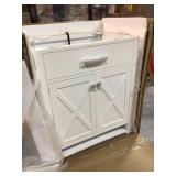 Home Decorators Ainsley 30 in. W x 22 in. D Vanity in White - Cabinet only see pictures
