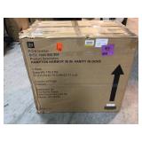 Home Decorators Hampton Harbor 36 in. Vanity in Dove Grey with Natural Marble Vanity Top in White with White Sink open box see pictures