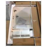 Virtu Caroline Madison 36 in. W Bath Vanity Cabinet Only in White not used see pictures