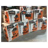 Lot of assorted Wet/Dry Shop Vacs various models and conditions customer Returns  see pictures