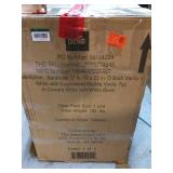 Home Decorators Bankside 37 in. W x 22 in. D Bath Vanity in White with Engineered Marble Vanity Top in Carrara White with White Basin Damaged door see pictures