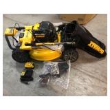 Dewalt 21.5 in. 20-Volt MAX Lithium-Ion Cordless Battery Walk Behind Self Propelled Mower not used see pictures