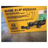 Dewalt 21.5 in. 20-Volt MAX Lithium-Ion Cordless Battery Walk Behind Self Propelled Mower not used see pictures