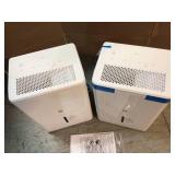 Lot of 2 GE 35 pt. per Day Dehumidifier for Very Damp Rooms up to 1000 sq. ft.