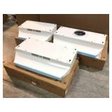Lot of 3 Nutone Range Hoods not used see pictures
