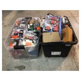 Lot of assorted Door Knobs and hardware various models and conditions open boxes see pictures