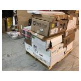Pallet with assorted of furnace filter various models and sizes not used see pictures