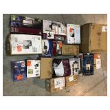 Large lot of assorted Wall Lanterns various models, sizes and conditions customer returns see pictures