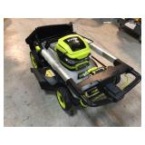 RYOBI 20-inch 40V Brushless Lithium-Ion Cordless Walk Behind Self-Propelled Lawn Mower  with 1 Battery in working condition see pictures