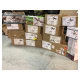Pallet with assorted ceiling fans various models, sizes and conditions see pictures open boxes