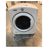 Panda 2.6 cu.ft. 120-Volt White Compact Portable Electric Laundry Dryer side dent on back see pictures