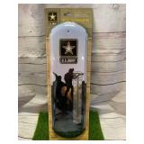 New US Army Metal Indoor / Outdoor 17 Thermometer