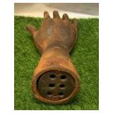 Cast Iron Drink Coca Cola Hand Bank 8 ½ Tall