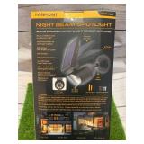 New Solar Powered Motion Activated Spotlight
