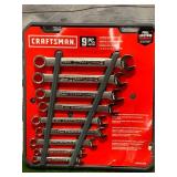 New Craftsman 9 Piece Metric Wrench Set