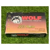 20 Rounds .223 Ammo Ammunition