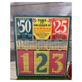 Antique Punch Board (Never Used) New Old Stock