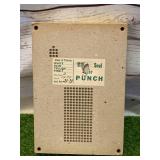 Antique Punch Board (Never Used) New Old Stock