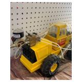 One of a Kind 1970s Tonka Pressed Steel Air Assist Front End Loader