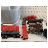 Giant Lot of Model Trains Cars & Track