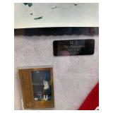 Framed Michael Jordan Jersey & Cards 24 X 33