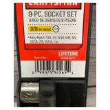 New Craftsman 9 Piece SAE 12pt Socket Set