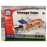 New 137 Piece Vintage Train DIY Model