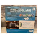 New 5 Pack Wireless LED Color Changing Puck Lights