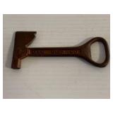 Dixie Beer Fireman Axe Bottle Opener 4 1/4Long