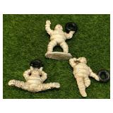 Cast Iron Michelin Man Figure Approximately 3 Long