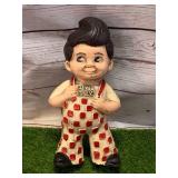 Heavy Cast Iron Big Boy Bank 8 ½ Tall