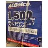 New AC Delco 1500 Pound Motorcycle, ATV, Snowmobile Lift