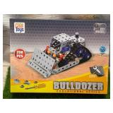 New 208 Piece Bulldozer Erector Set
