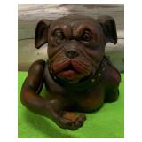 Bulldog Cast Iron Bank 6 Tall