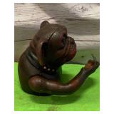 Bulldog Cast Iron Bank 6 Tall