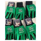New Six Pair UND Kids Gloves