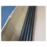 Pipe Décor 1 in. x 36 in. Black In...